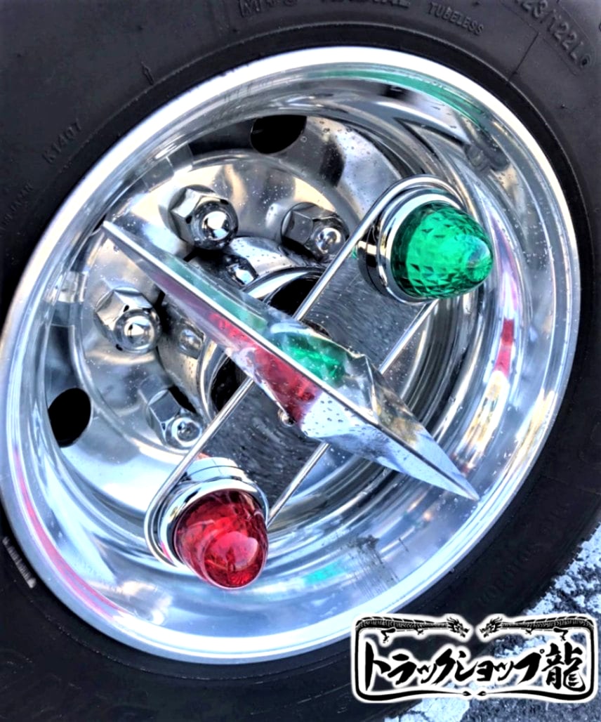 オリジナル 鏡面ステンレス 【17.5インチ】 一文字型 ホイール