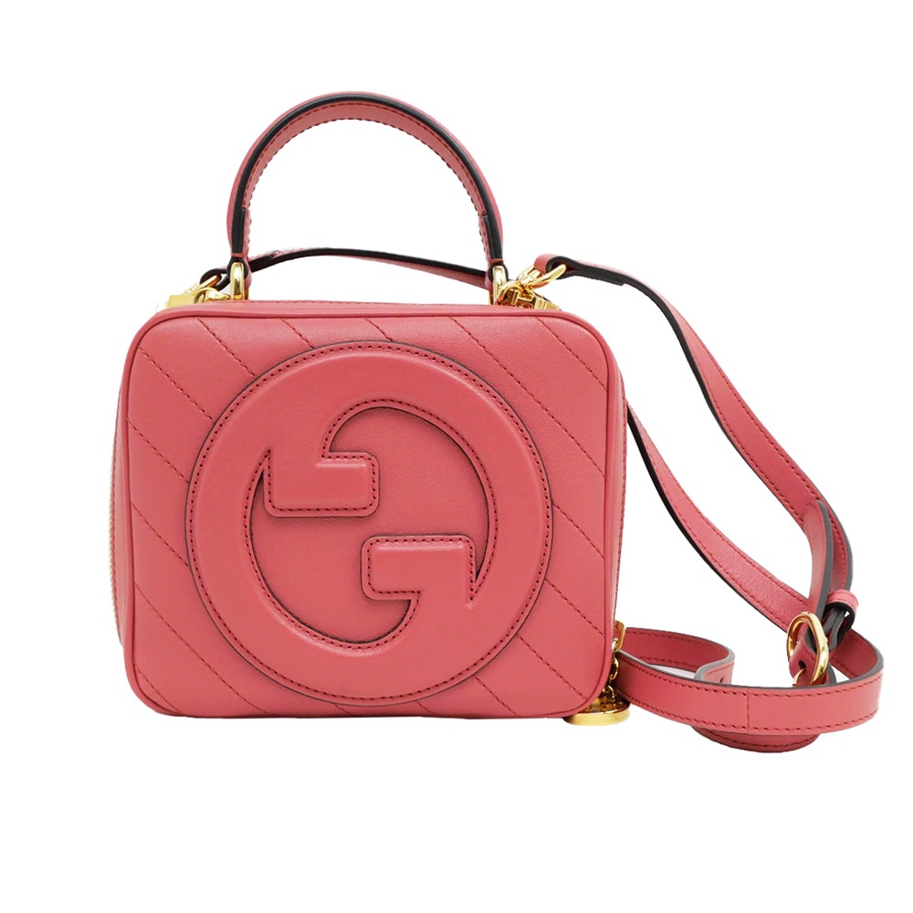 名東】【GUCCI】グッチ ブロンディ 2WAY トップハンドルバッグ ピンク