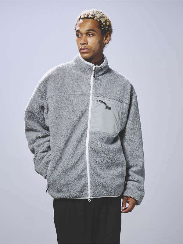 30％OFF ボアジャケット REVERSIBLE SHEEP BOA JK GRAY SY32 by SWEET