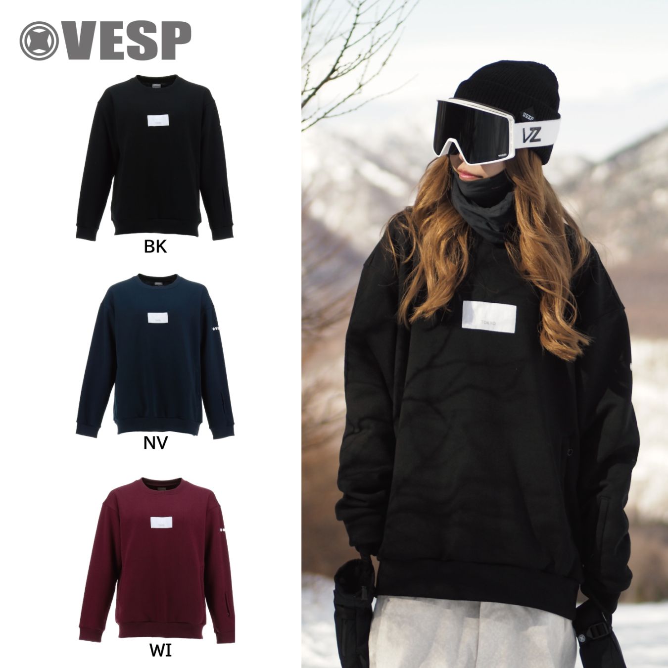 Box Logo Crew | APPAREL（アパレル) | | VESP Offical Online Store
