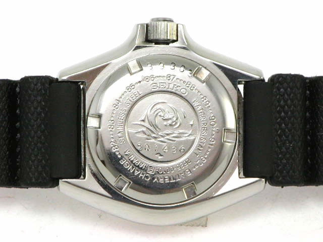 セイコー ダイバー 2625-0010 クオーツ レディスサイズ 希少黒文字盤