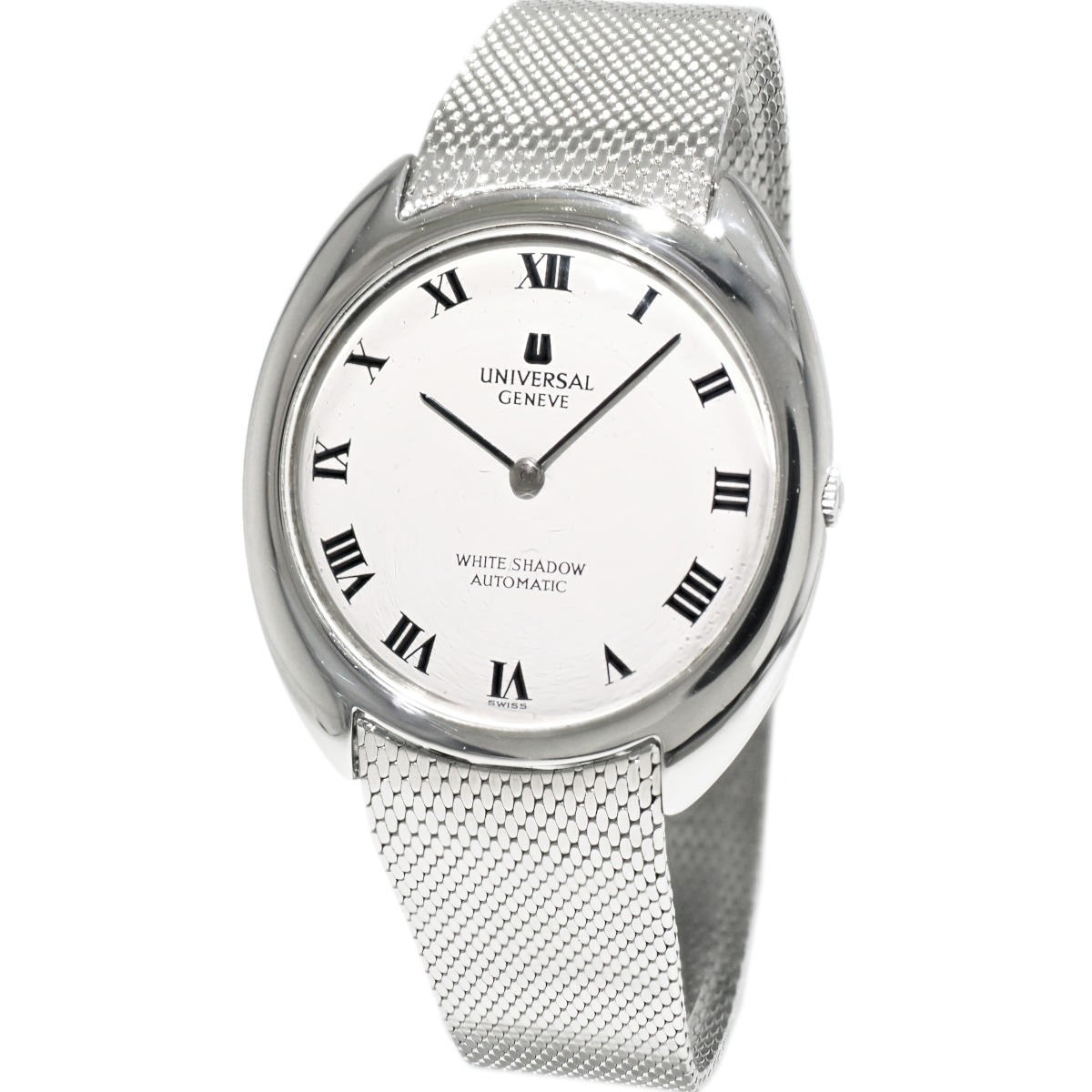 ユニバーサルジュネーブ ホワイトシャドウ Ref.866101 純正メッシュ