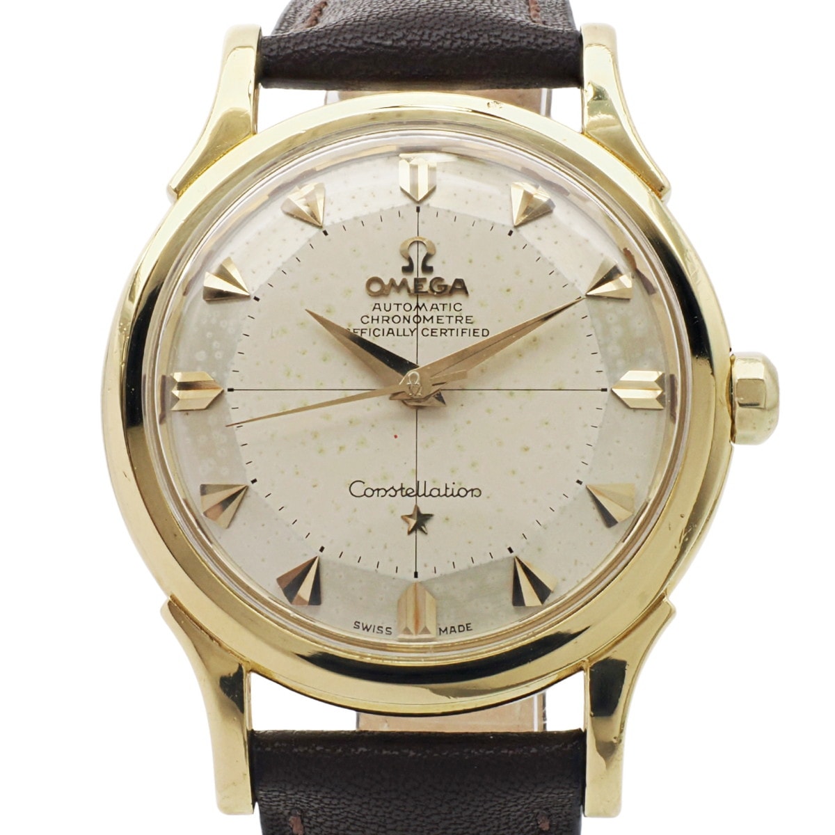 オメガ コンステレーション 18金無垢 12角 ハートインデックス 2852