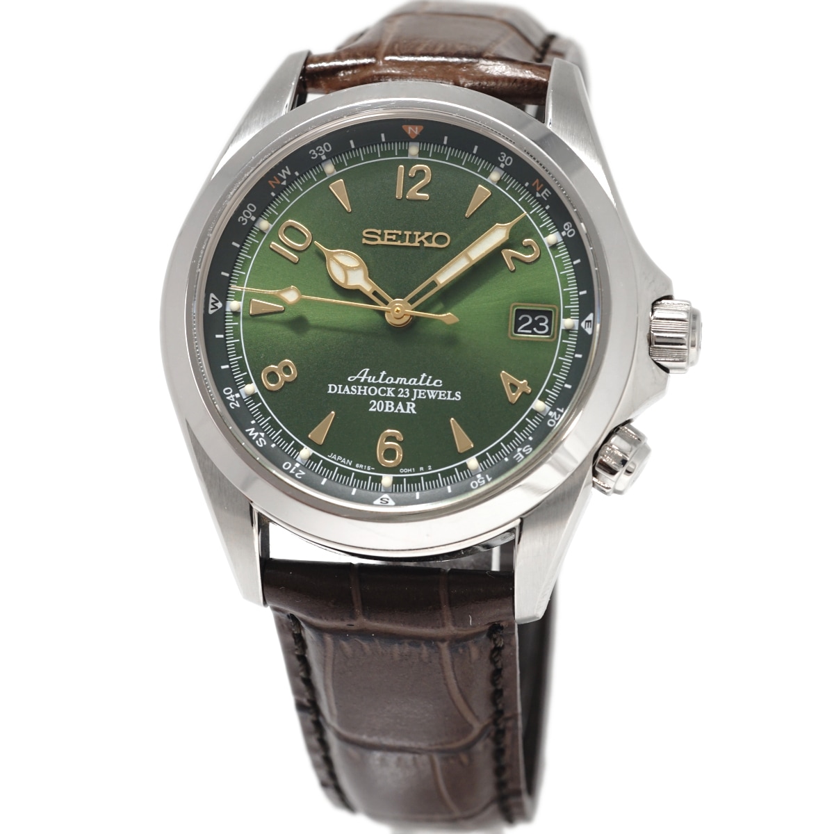 セイコー メカニカル アルピニスト SARB017 グリーン文字盤 6R15-00E1