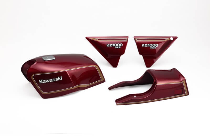 Z1000MK2/Z750FX-1＜ルミナスダークレッド＞ 外装4点セット | 車種から