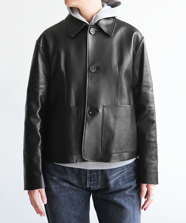 25AMSJK05]THE SHINZONE(ザ シンゾーン) LEATHER JACKET レザー