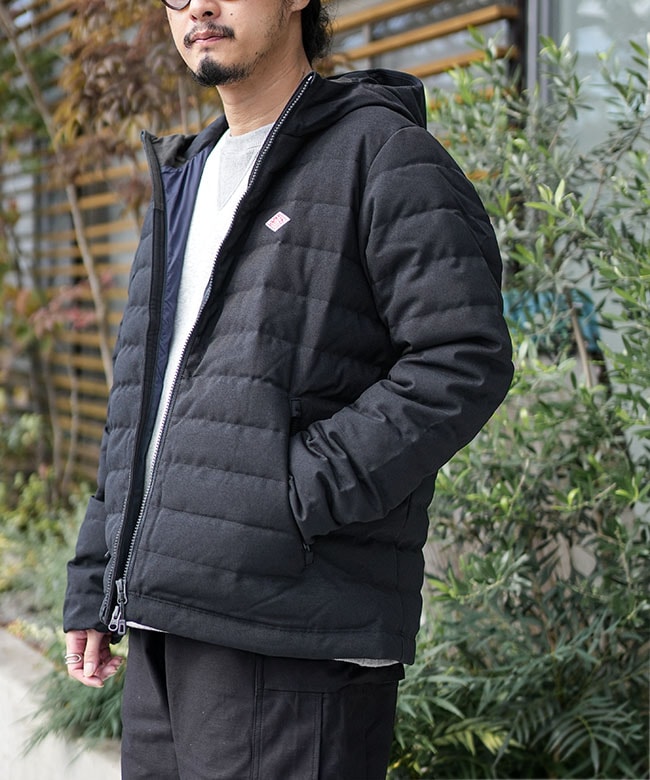 ◇[DT-A0187PWL]DANTON(ダントン) MIDDLE DOWN HOODED JACKET ミドル