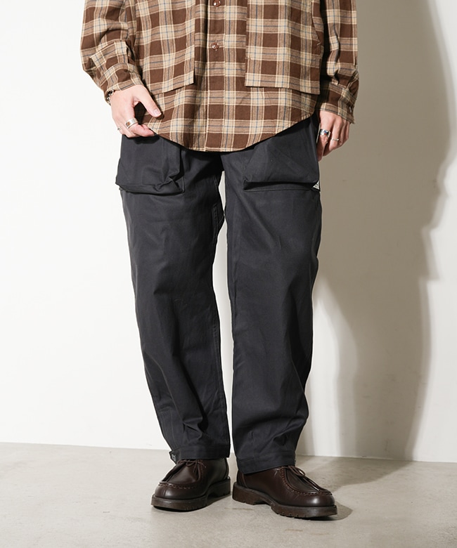 SF-242181]SASSAFRAS(ササフラス) Digs Crew Pants 4/5 / Cotton Duck