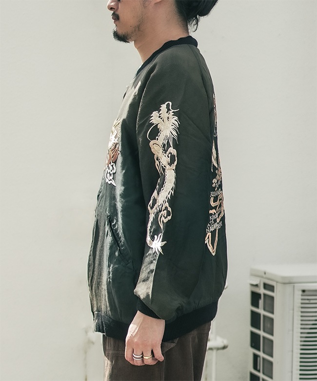 GL15553]gold(ゴールド) ACETATE SOUVENIR JACKET 