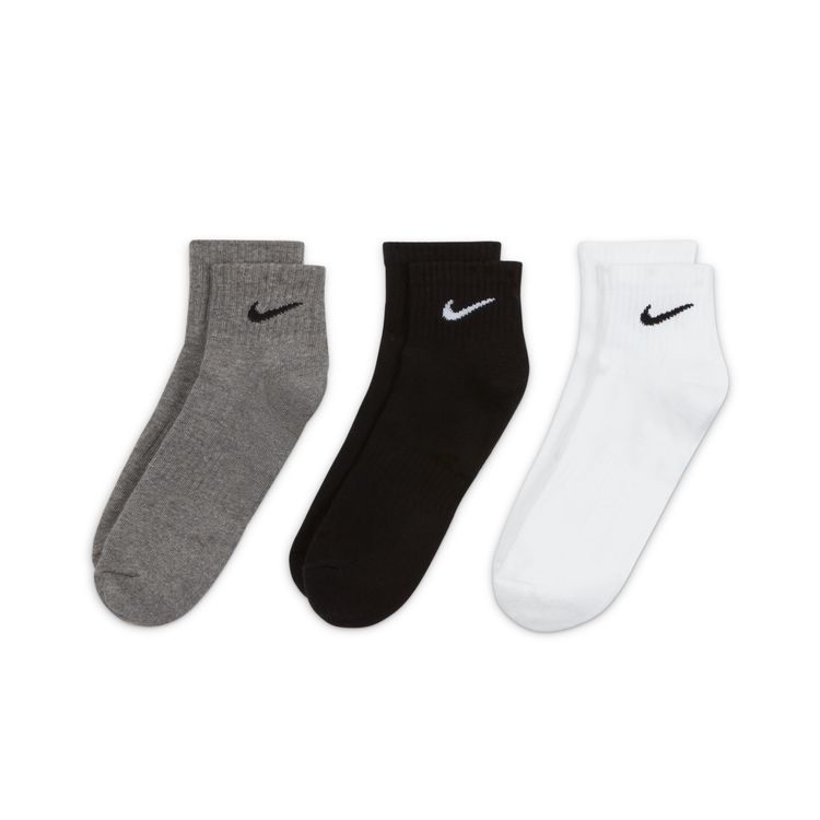 ソックス/3足セット】NIKE Nike 3P Everyday Cushion Quarter Socks
