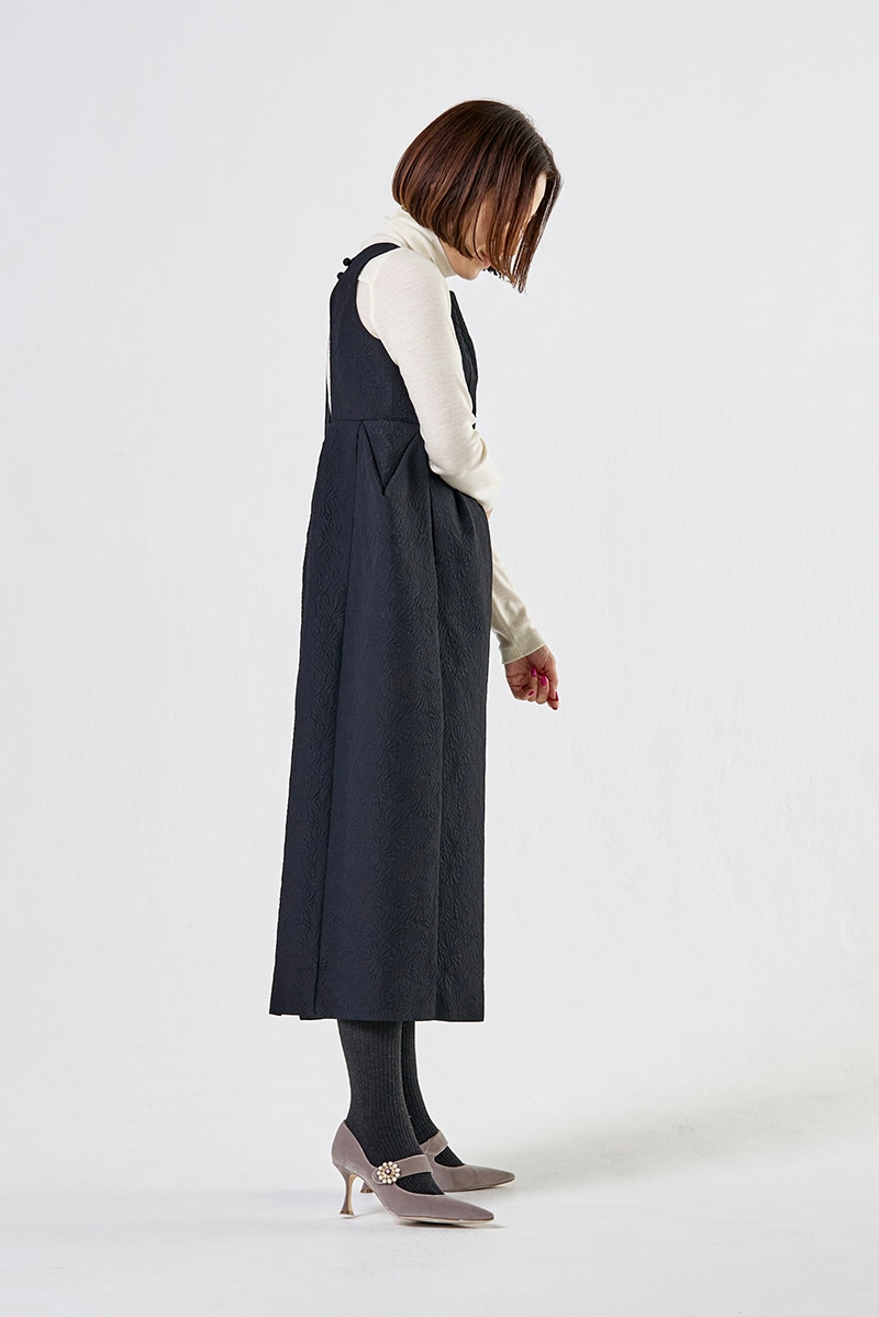 yori ストライプティアードチュニック【2024SM】