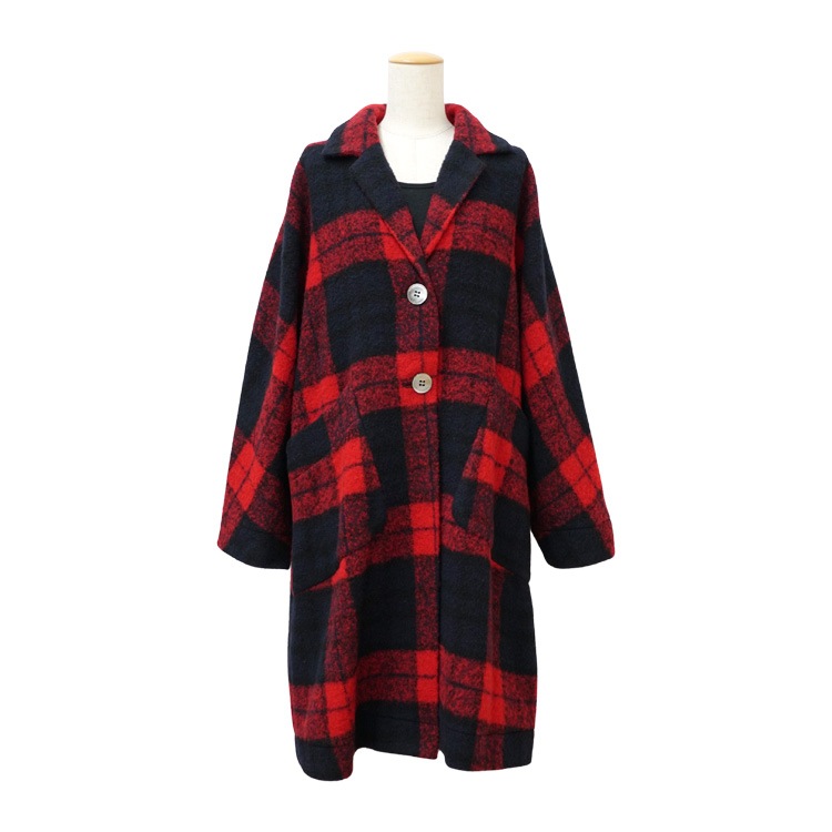 ウール起毛チェック ガウン｜Y's for living +fabric furnishings