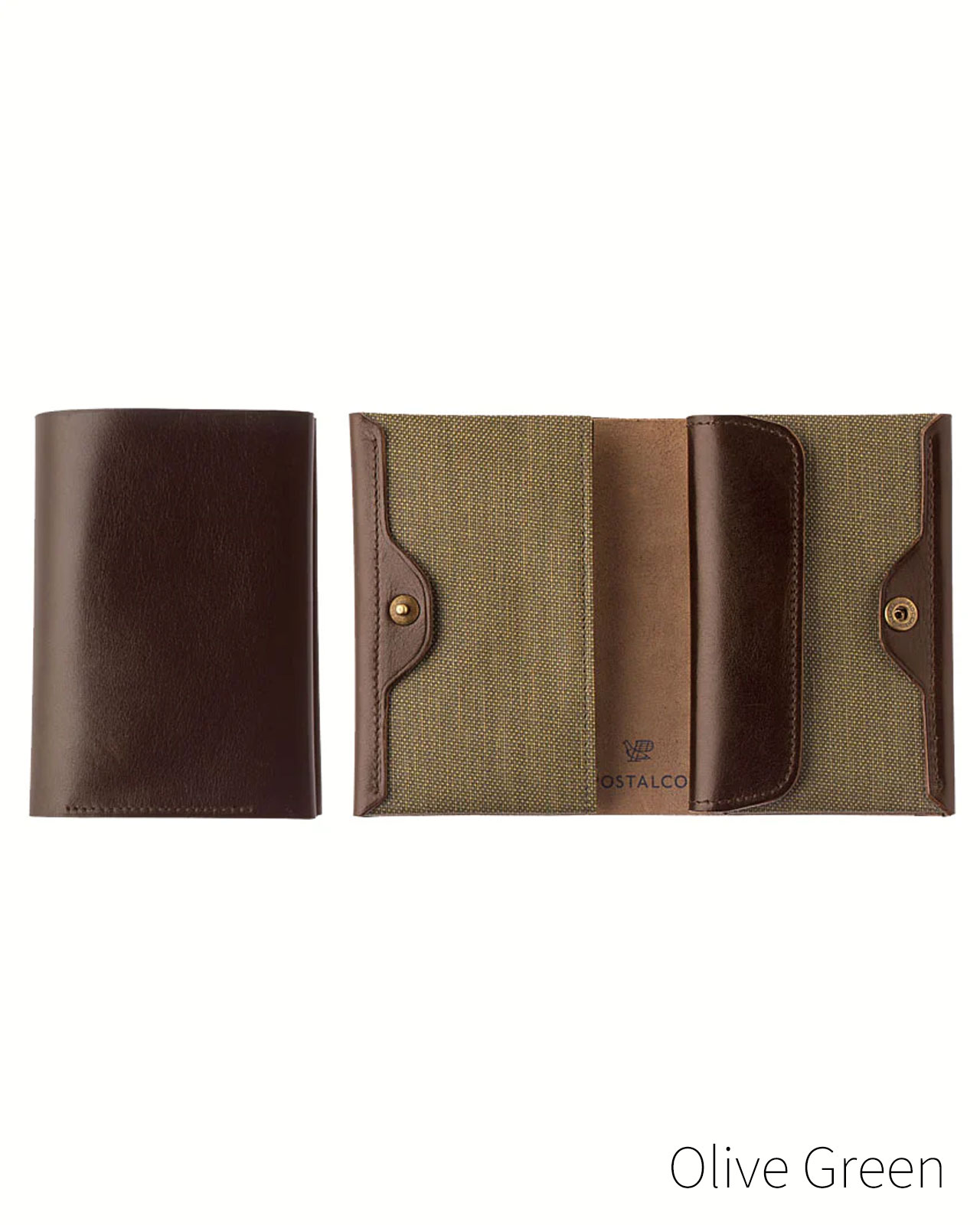 POSTALCO Card & Coin Wallet Olive Green | zuiun onlineshop