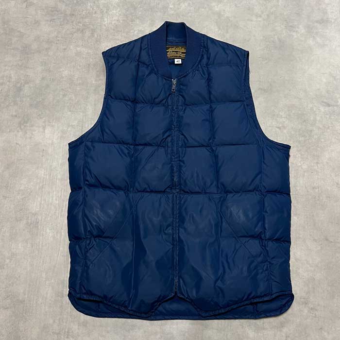 80'S EDDIE BAUER DOWN VEST NAVY/40 80年代 エディバウアー ダウン