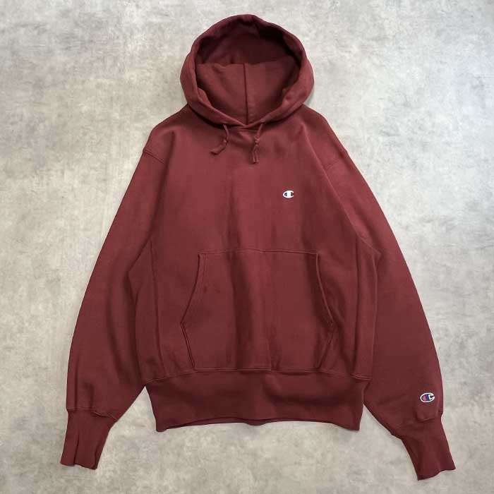 90's Champion Reverse Weave Parka BURGUNDY/M Made in USA 90年代