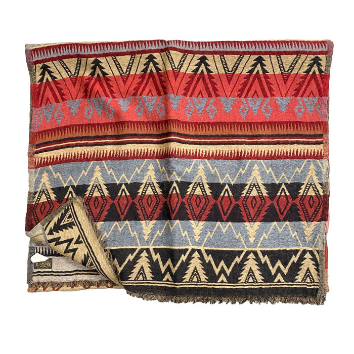 ラルフローレン ダブルアールエル RRL ネイティブ柄 ウール ストール