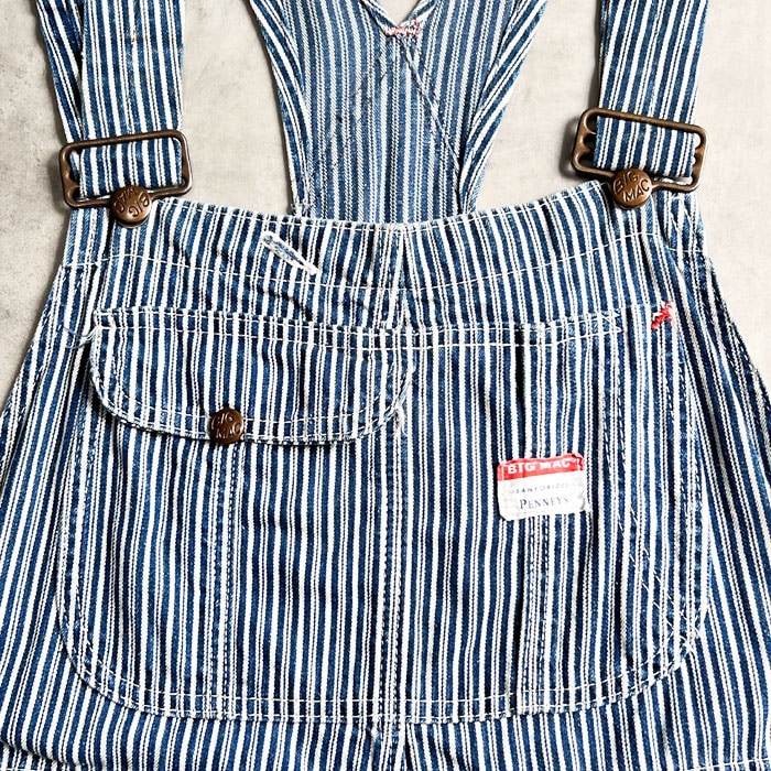 VINTAGE 60'S BIG MAC HICKORY OVERALL Made in USA ヴィンテージ 60