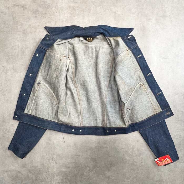 70'S MAVERICK 3JO3MJ Denim Jacket Dead Stock Made in USA SIZE/36