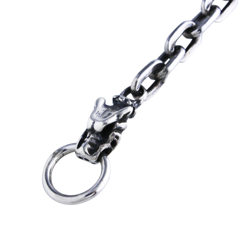 SMALL GARGOYLE CHARM OVAL LINK BRACERET | ブレスレット