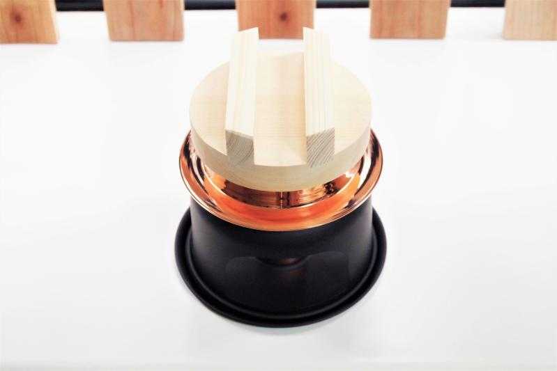 純銅製 炊飯釜 『ごはんはどうだ！』 1合用 新光金属 羽釜 燕 燕三条