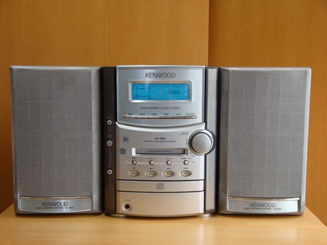 KENWOOD ミニコンポ CD MDカセット ラジオ プレーヤー KENWOOD