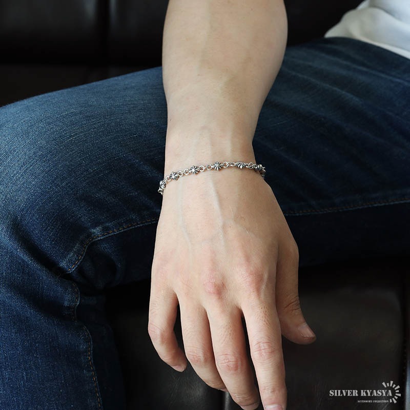 シルバー925 スターチェーンブレスレット [bs288] | ブレスレット