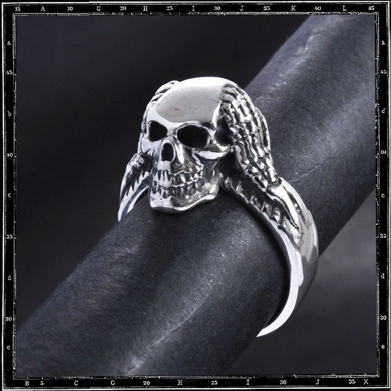 KAMIKAZE SKULL RING | リング,スカルリング | CRAZY PIG DESIGNS TOKYO