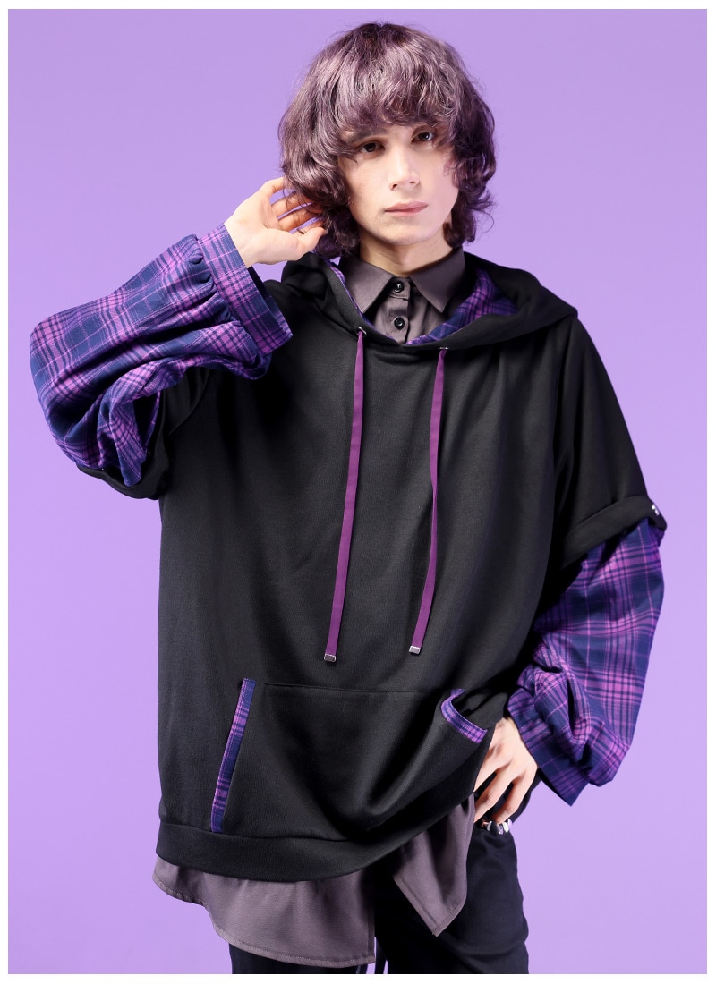 ペアルック2Wayパーカー Favorite フェイバリット シャツ うさぎ 耳