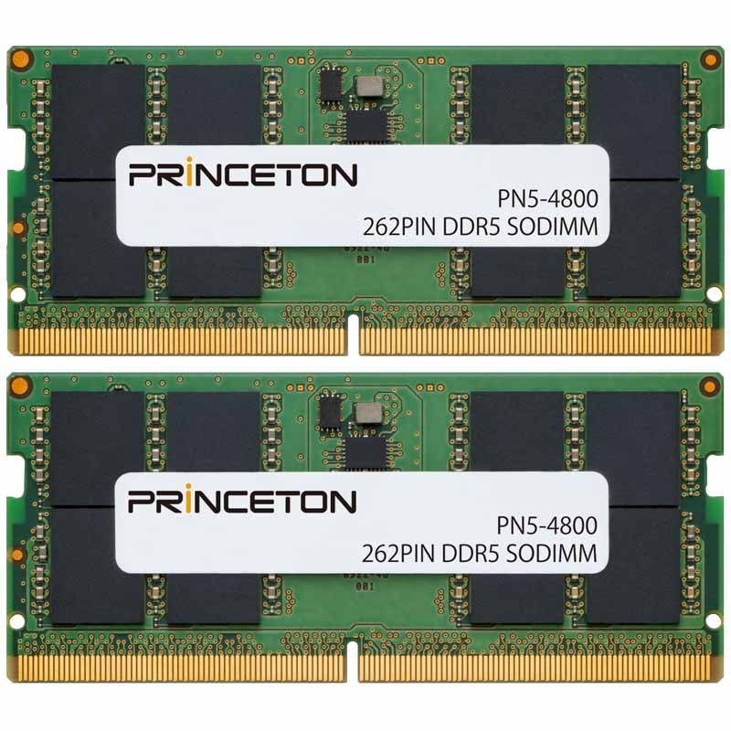 増設メモリ 64GB （32GB×2枚組） DDR5 4800MHz PC5-4800 CL40 262pin