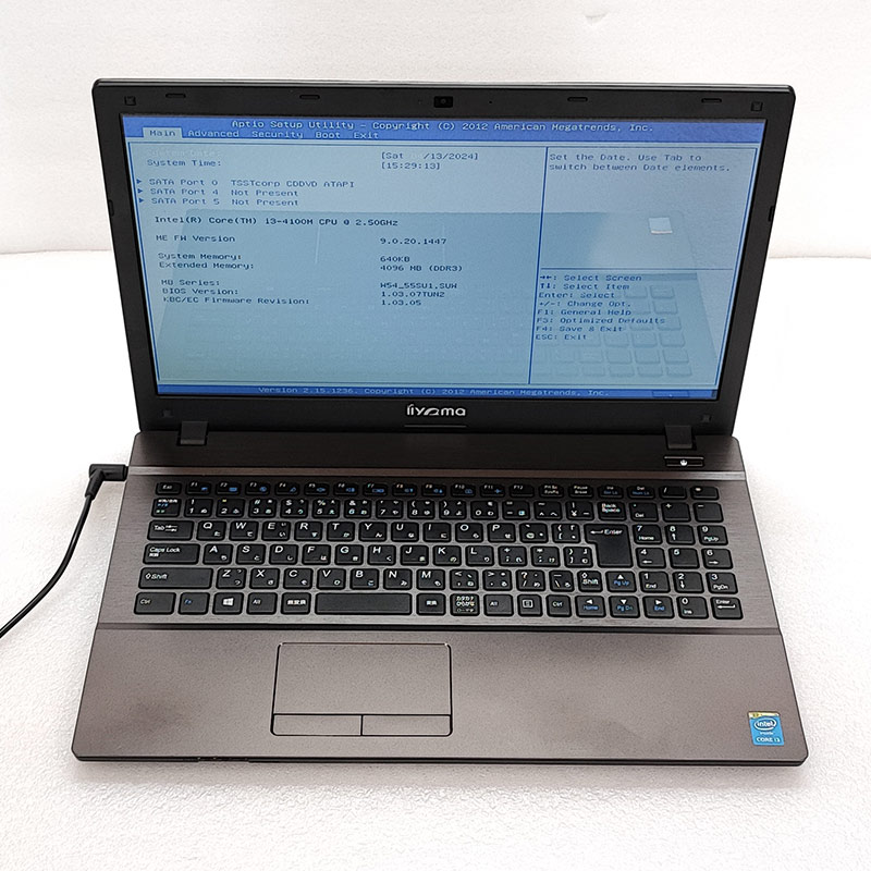 ジャンク品 iiyama W550SU ジャンクPC ジャンクパソコン 保証なし OS