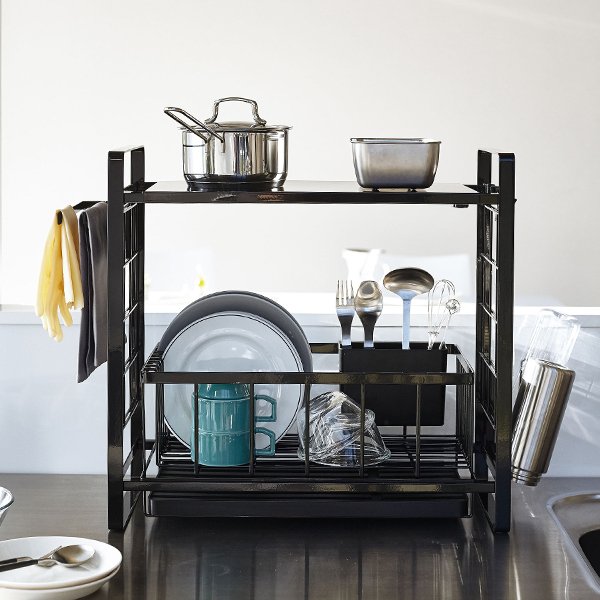 シンク上伸縮システムラック tower タワー 山崎実業 ラック シンク