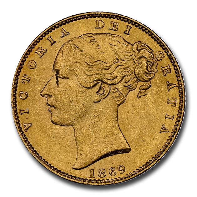 ヴィクトリア女王 ソブリン金貨 ヤングヘッド ヴィクトリア イギリス