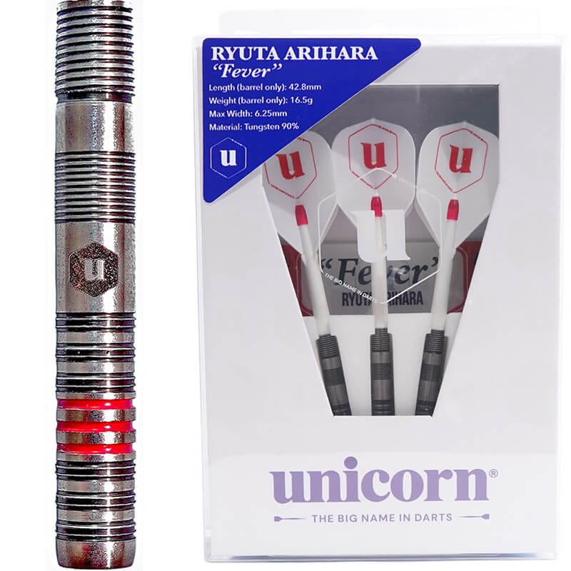 ユニコーン Fever フィーバー 2BA16.5g 有原竜太選手 ダーツ バレル