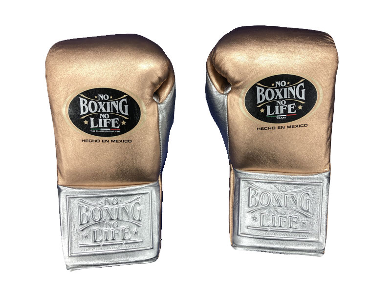 NO BOXING NO LIFE BOXING GLOVE GOLD プロファイトグローブ ローズ