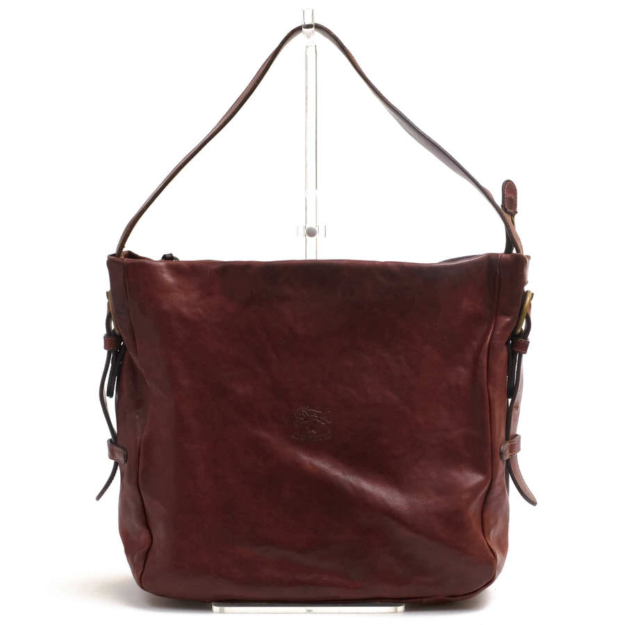 IL BISONTE / イルビゾンテ オリジナルバケッタレザー 牛革 肩掛け