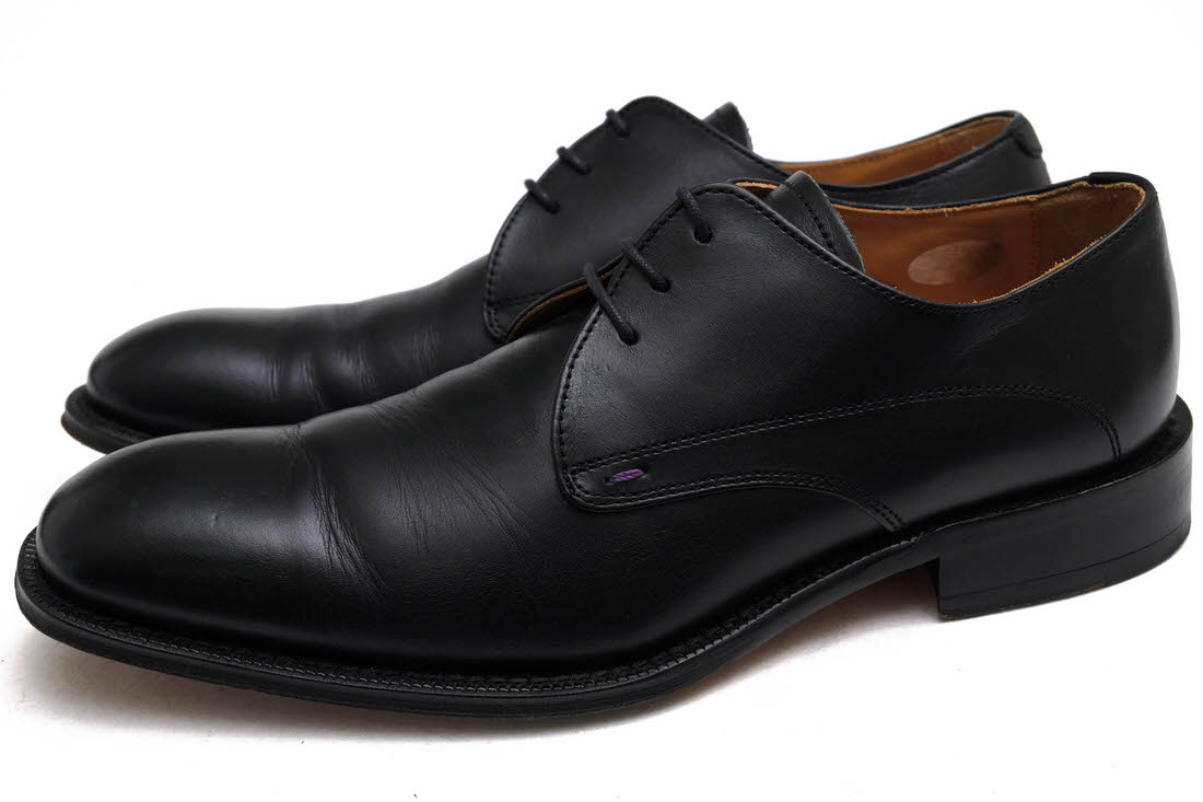 Paul Smith 553823 / ポールスミス 牛革 カーフ プレーントゥ レザー