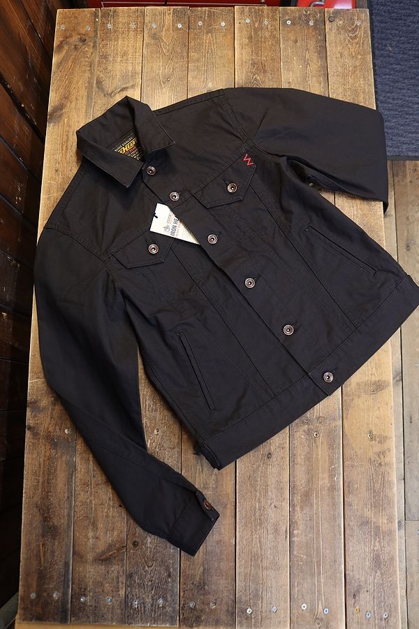 IRON HEART アイアンハート IHJ-147 9ozトラッカージャケット ブラック