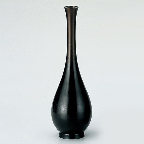 茶道具 花入】 唐銅花入 鶴首花入 金谷浄雲作 | 花入 - CHATOWA 茶と和