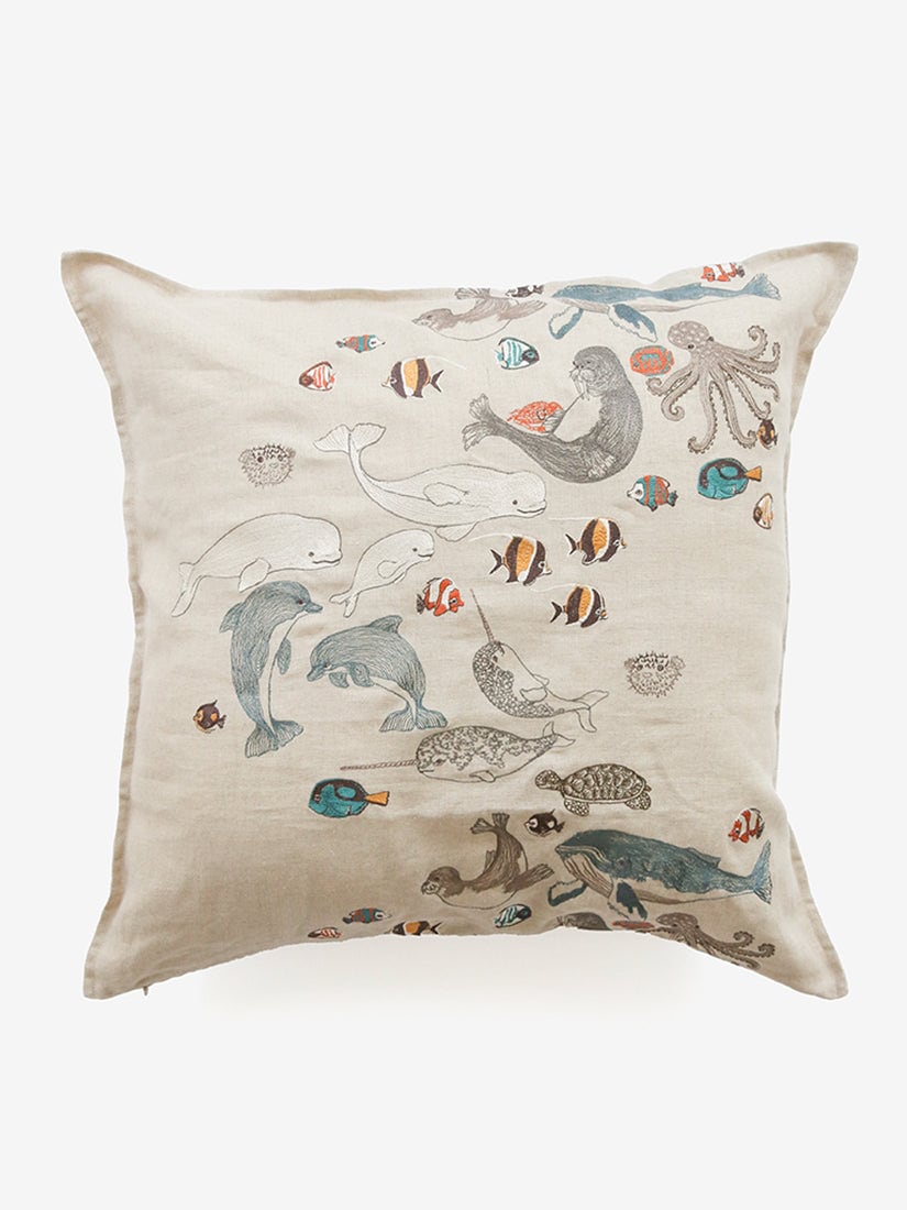 Coastal｜クッションカバー 50x50 Swim Team（クッション）｜H.P.