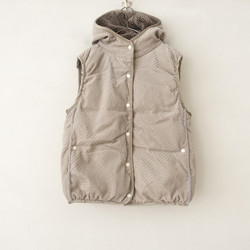 定価7.4万】ミナペルホネン mina perhonen land puzzle ダウンベスト