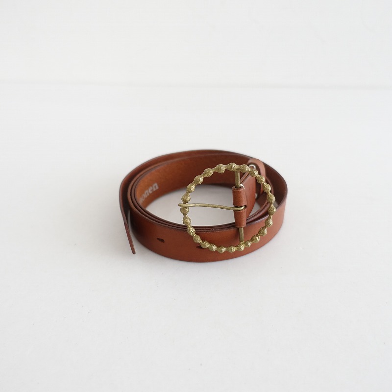 定価2.8万】ミナペルホネン mina perhonen tambourine レザーベルト