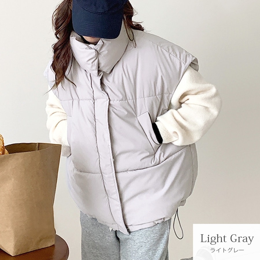 ダウン ベスト アウター 防寒 ポケット レディース 秋 冬 新作