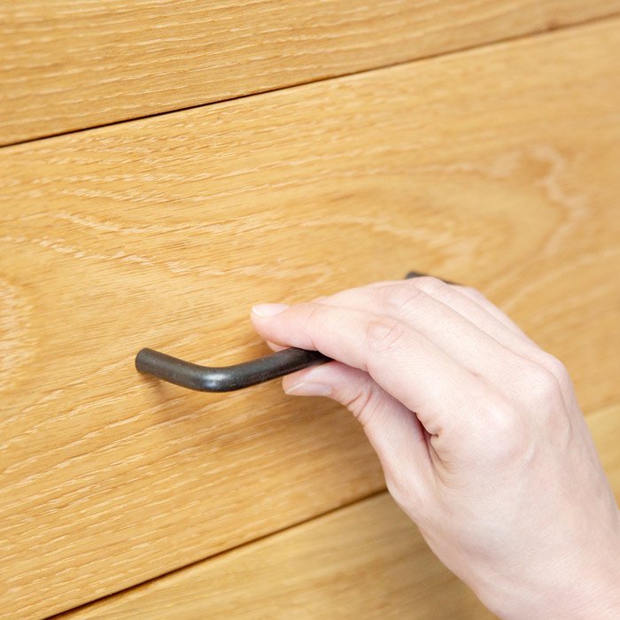 アンティーク加工細ハンドル（鉄） | 金物,家具ハンドル・ツマミ