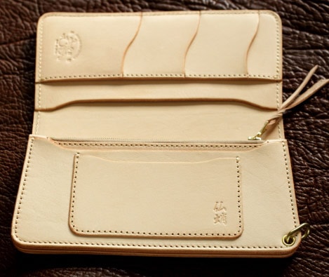 革蛸謹製 台形ロングワレット（ファーストタイプ）仏蛸 | 革蛸レガシー