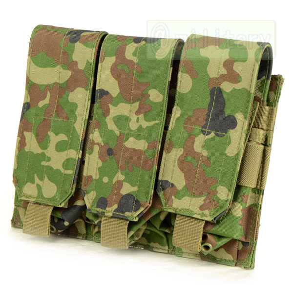 M4 トリプル マガジン ポーチ 自衛隊迷彩2型-メーカー/ブランド-キンワ