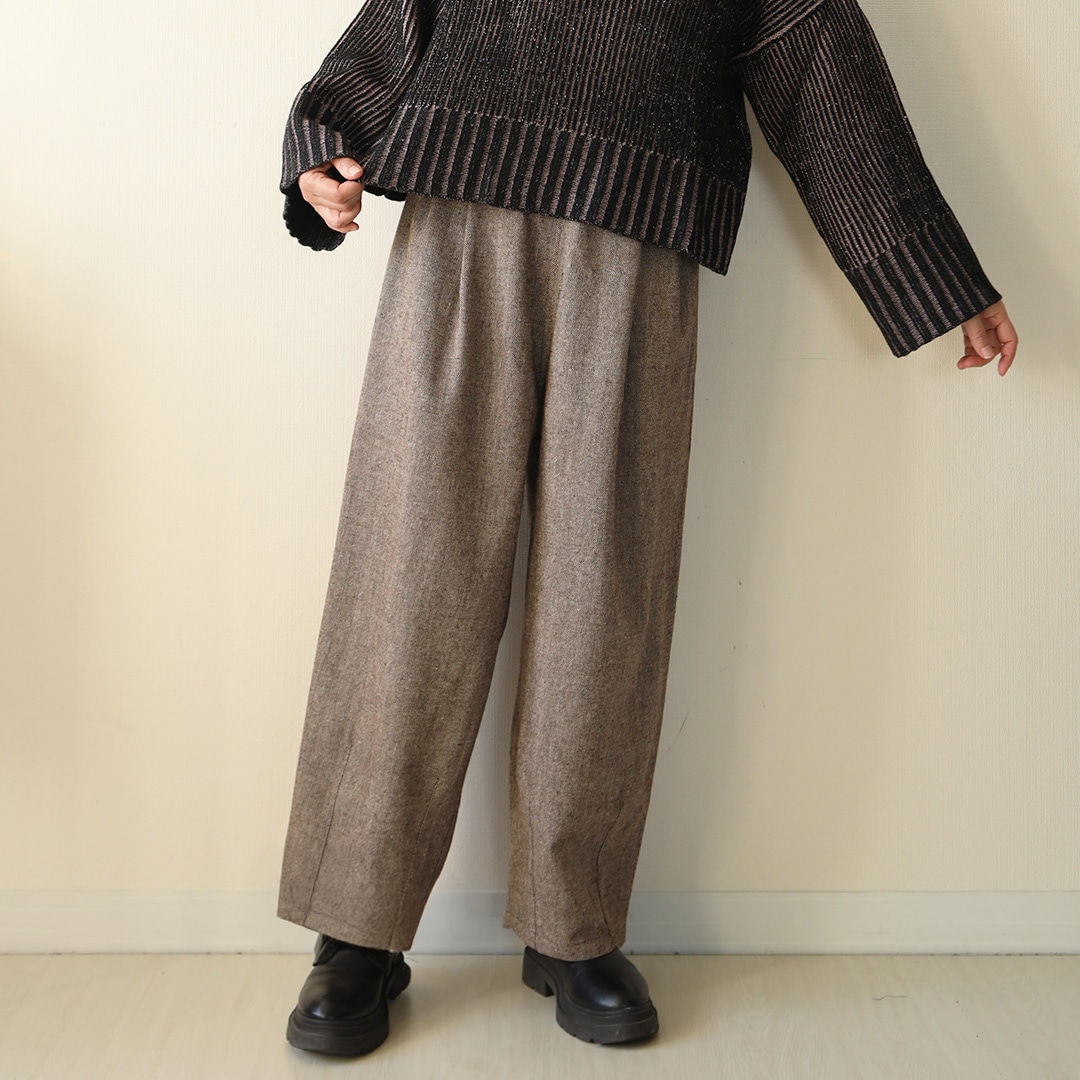 n'OrLABEL (ノアールレーベル) 「きれいめ×リラクシー」 大人ツイード