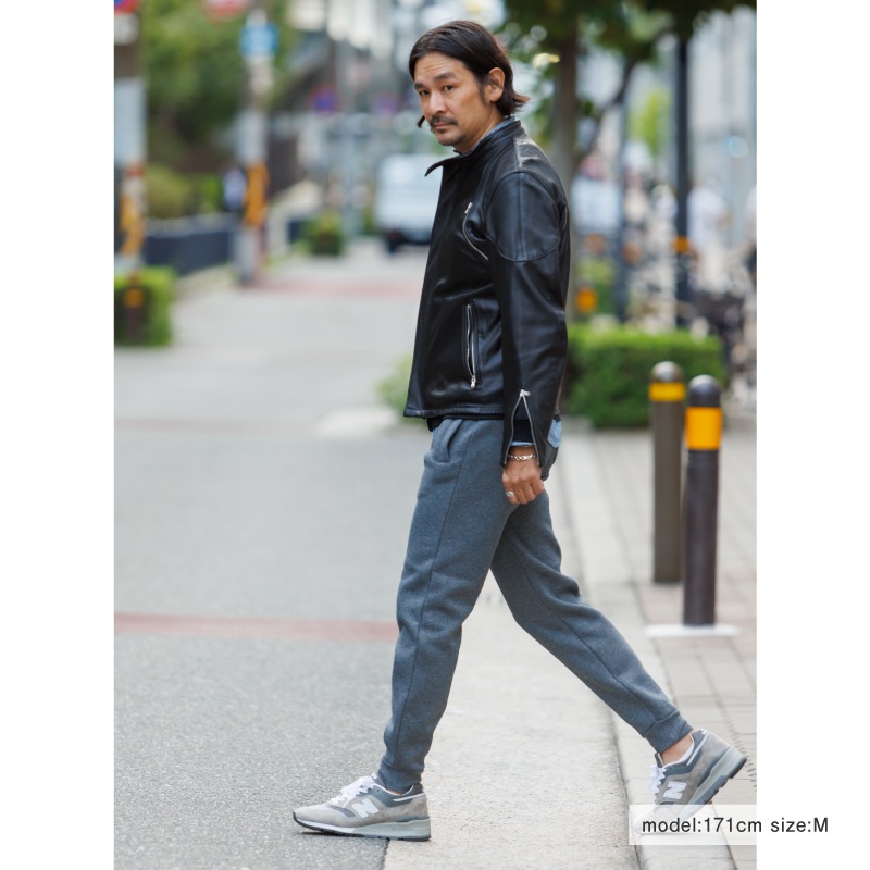 裏起毛スウェットパンツ チャコール【2025限定カラー】 / クチデザイン