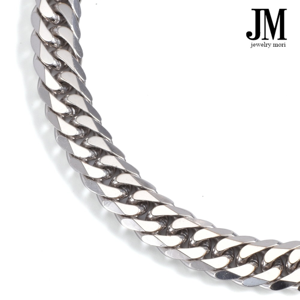 18金 ホワイトゴールド 喜平ネックレス K18WG 6面カットダブル 100g 50