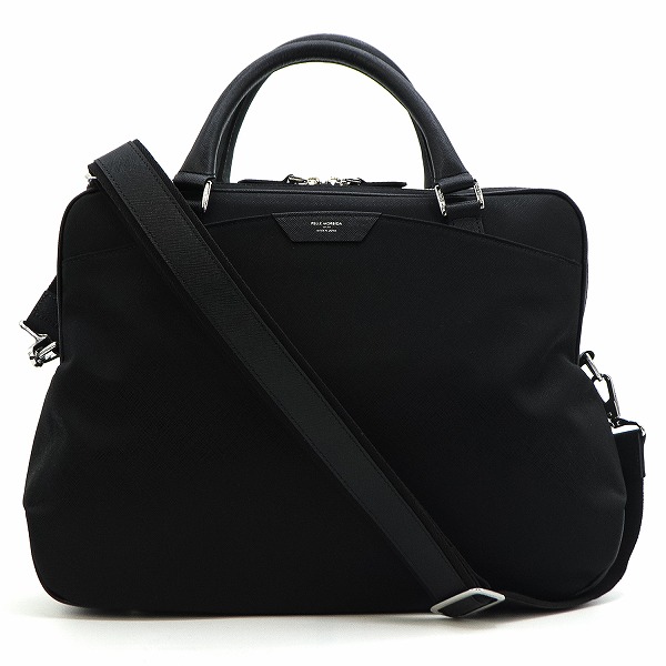 す*ん様 ペッレモルビダキャピターノ 2室タイプ 2way ブリーフケース黒