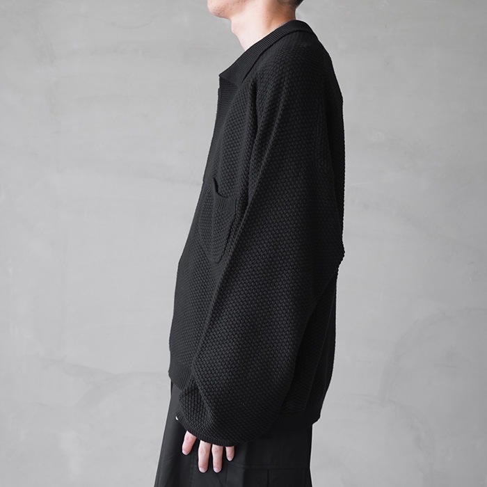 anc-kn18) / ANCELLM (アンセルム) / SKIPPER KNIT（スキッパーニット